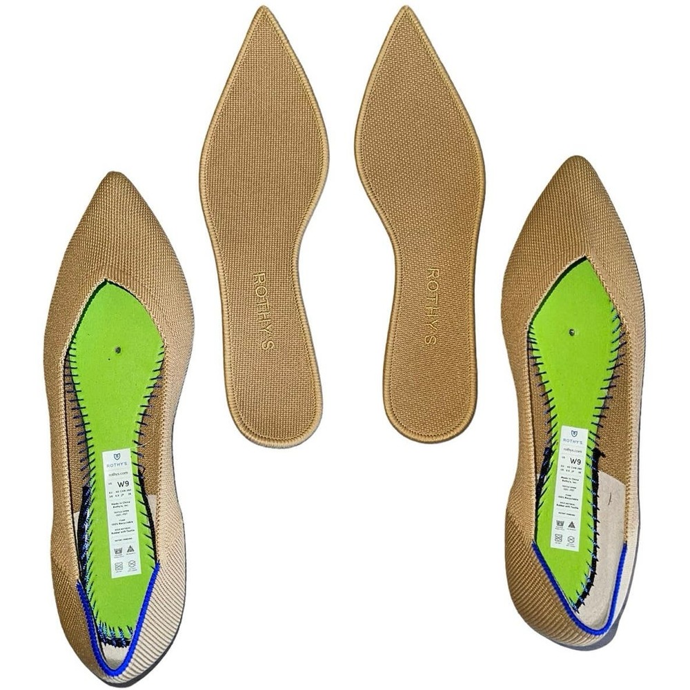 Rothy's The Point In Camel Size 9! New Without Box - image 7